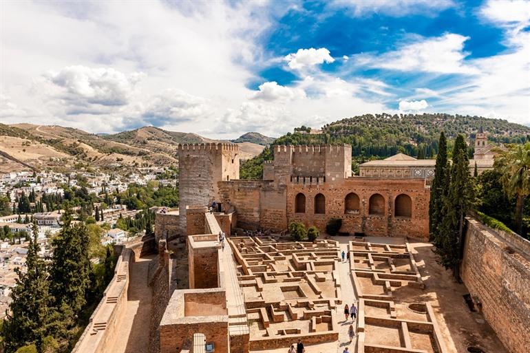 Alcazaba, the oldest part of Alhambra