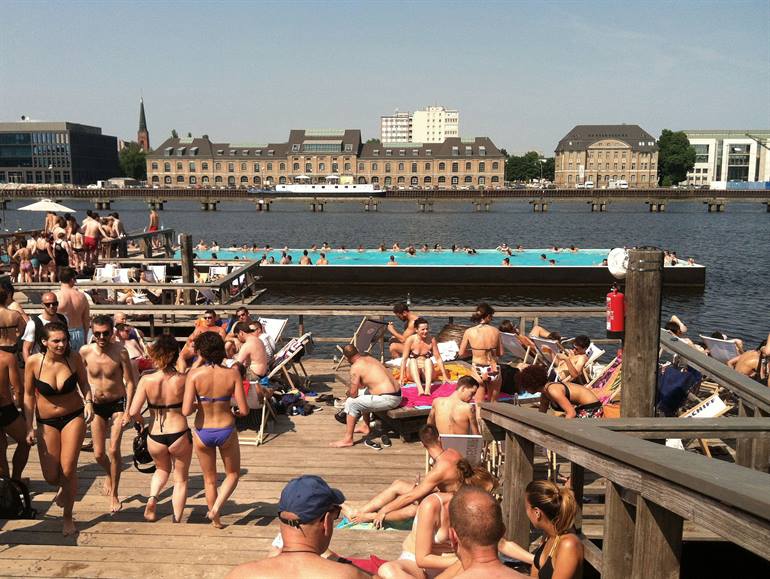 Badeschiff, bath boat