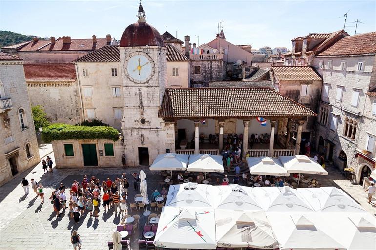 Clock tower San-Sebastian Trogir