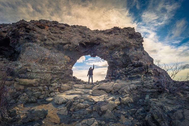 Dimmuborgir lava fields