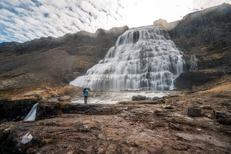 Dynjandi or Fjallfoss waterfall