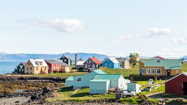 Flatey island, Iceland