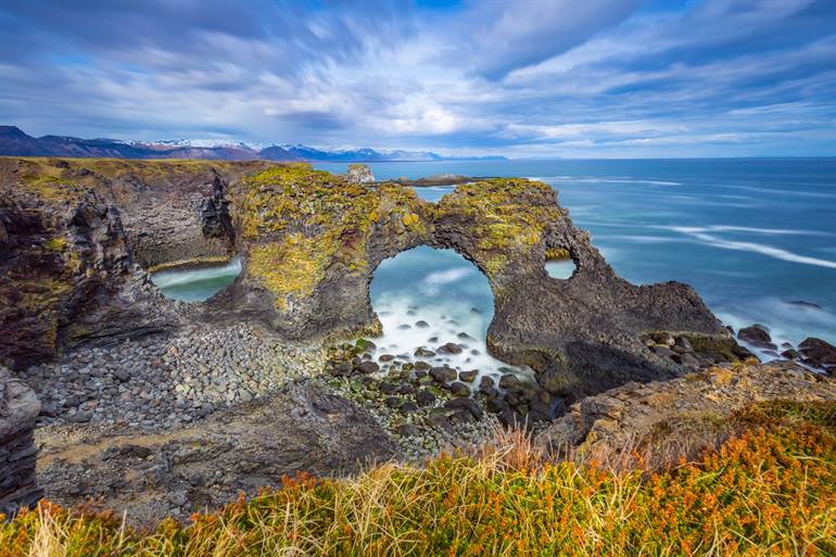 Gatklettur arch near Hellnar