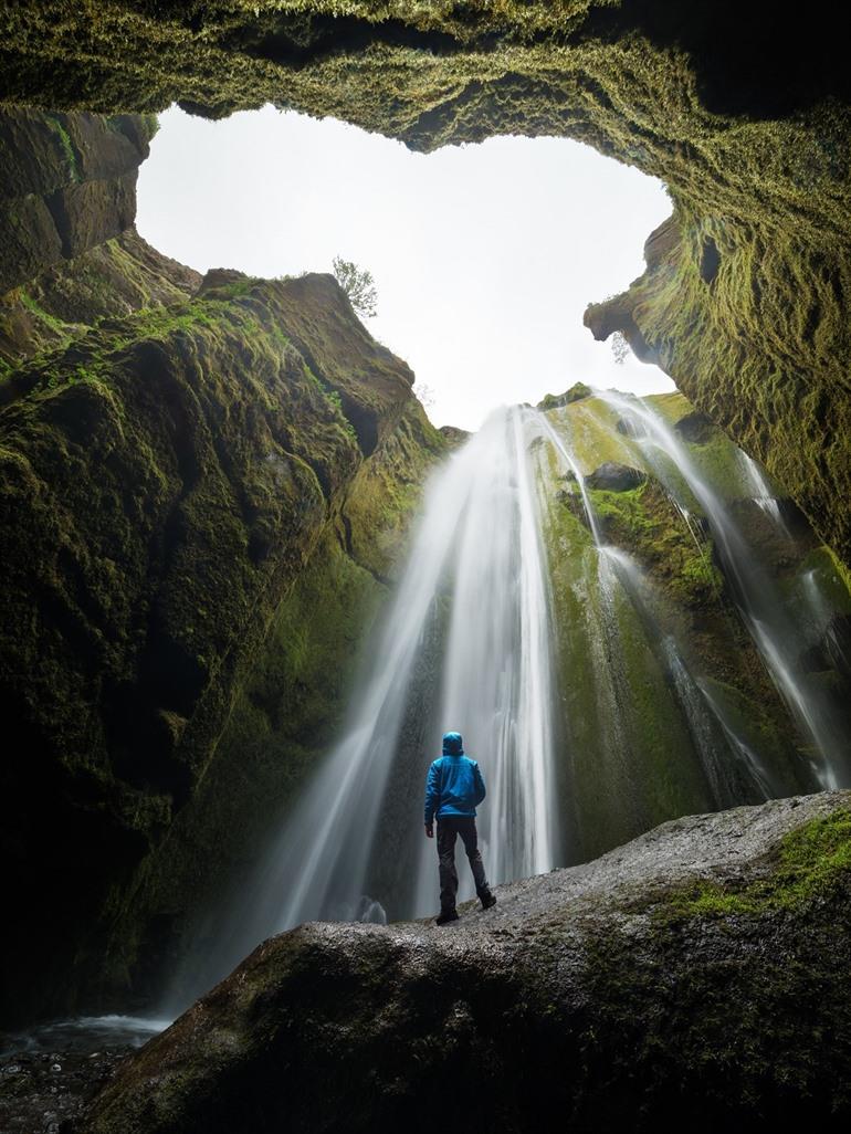 Gljufrafoss waterfall