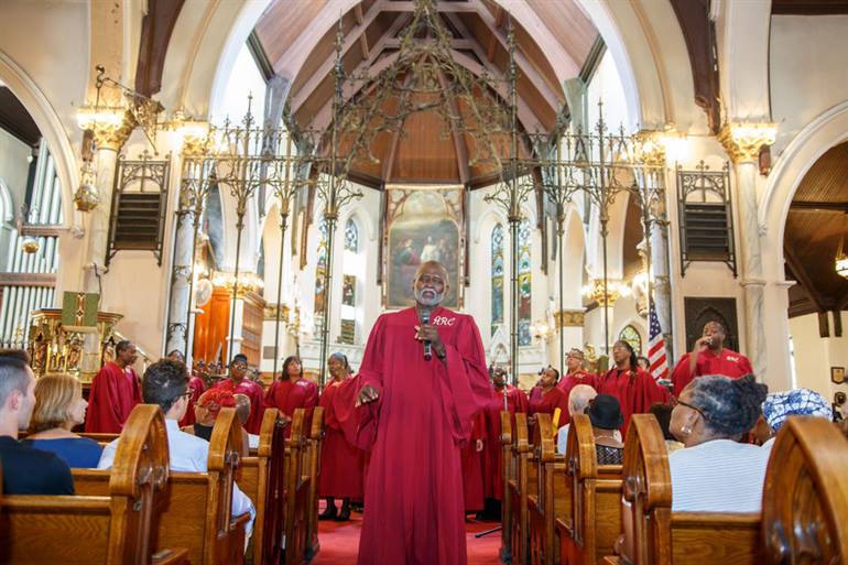 Gospel choir New York Harlem