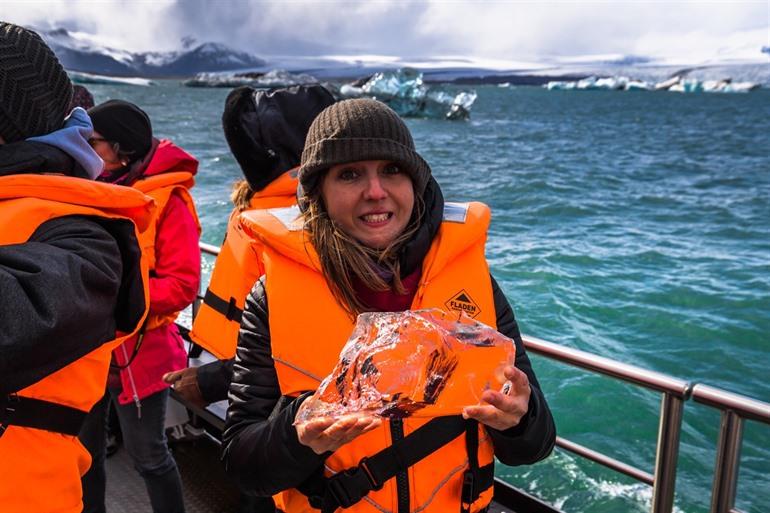 Jokulsarlon glacial lake Iceland