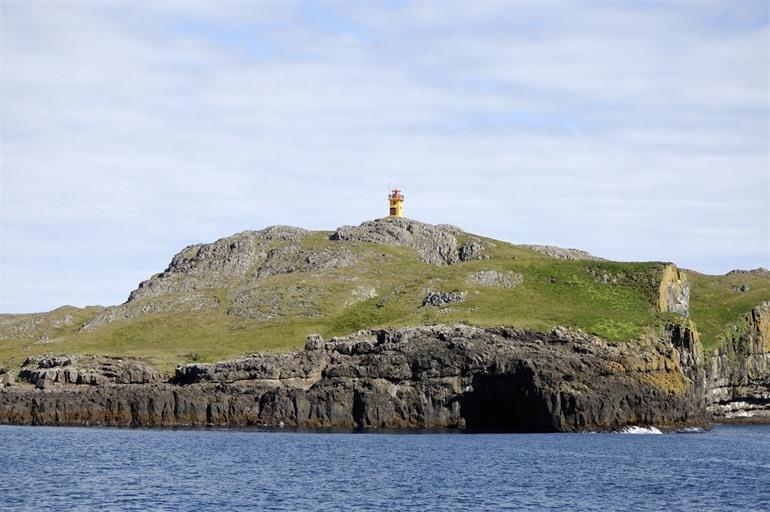 lighthouse on Papey island