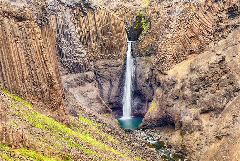 Litlanesfoss waterfall