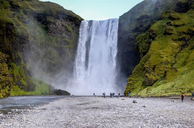 Skogafoss waterfall