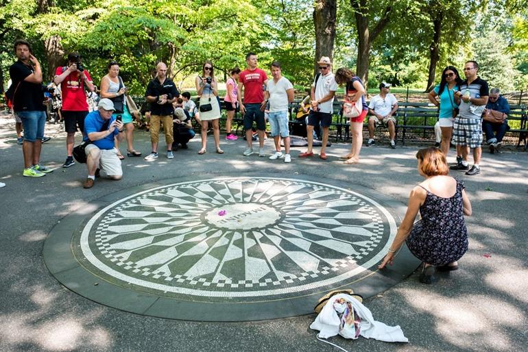 Strawberry Fields monument