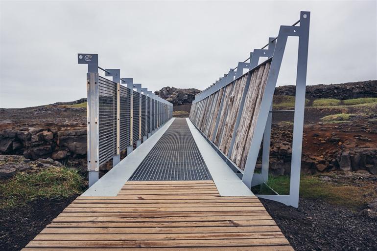 The Bridge of Continents Iceland