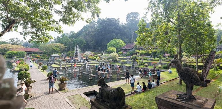 The palace Taman Tirta Gangga